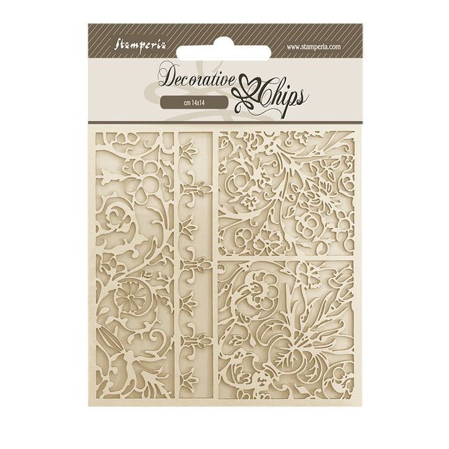 Decorative chips 14x14 cm - Brocante Antiques patterns