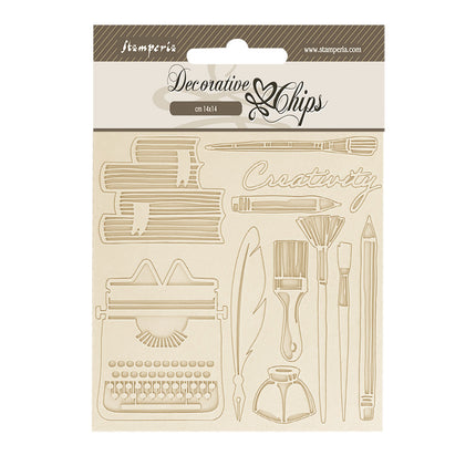 Decorative chips 14x14 cm - Create Happiness Secret Diary creativity