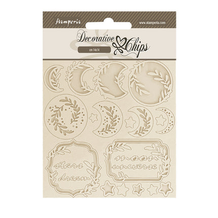 Decorative chips 14x14 cm - Create Happiness Secret Diary moon