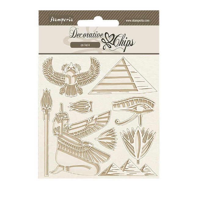 Decorative chips cm 14x14 - Fortune Egypt pyramid