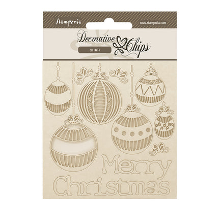 Decorative chips cm 14x14 - The Nutcracker Merry Christmas balls