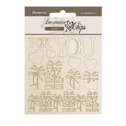 Decorative chips cm 14x14 - Gear up for Christmas for you