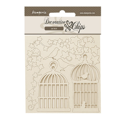 Decorative chips 14x14 cm - Golden Harmony cages