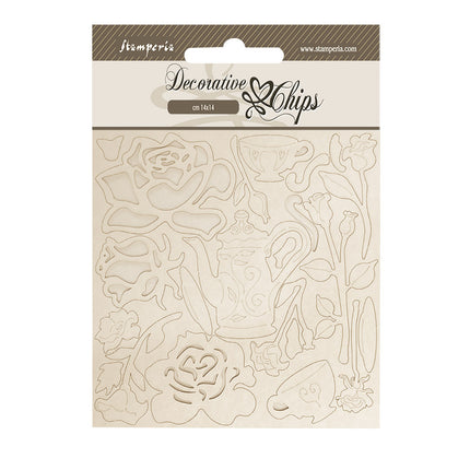 Decorative chips 14x14 cm - House of Roses roses