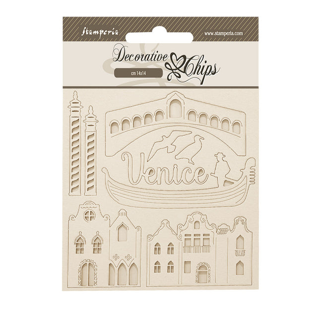 Decorative chips 14x14 cm - Venice City of Art elements