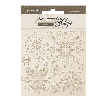 Decorative Chips 14x14 cm - The Owl's House Snowflakes