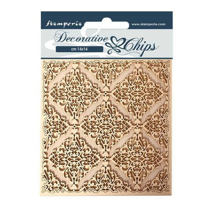 Decorative chips 14x14 cm - Sleeping Beauty texture