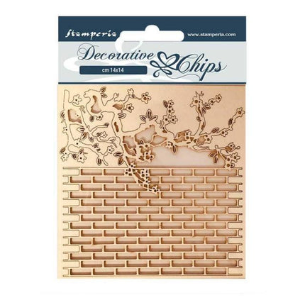 Decorative chips 14x14 Alice wall