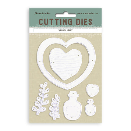 Cutting Dies A6 - Wooden heart
