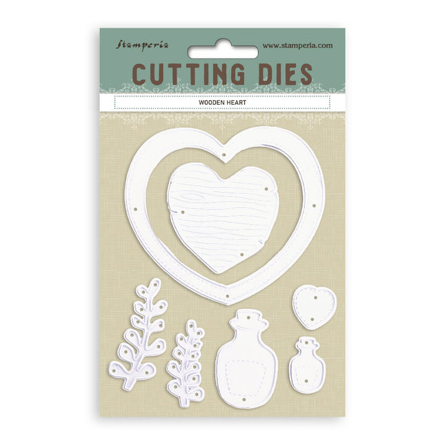 Cutting Dies A6 - Wooden heart