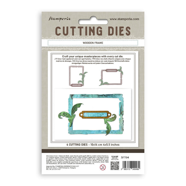 Cutting Dies A6 - Wooden frame
