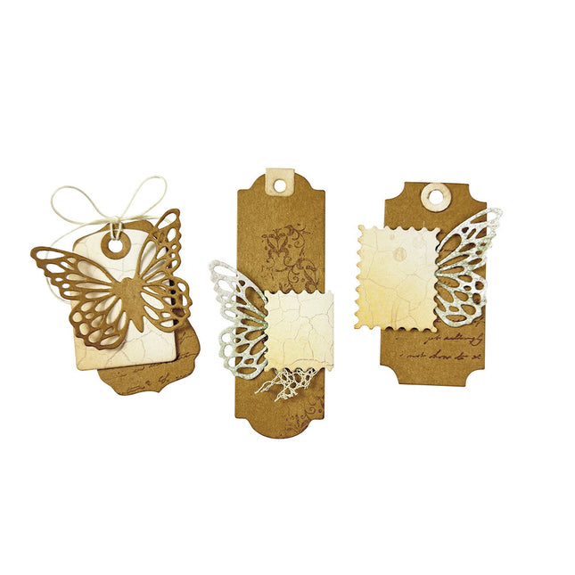 Cutting Dies A6 - Tags and wings