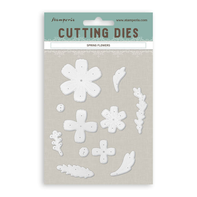 Cutting dies for paper crafting A6 - Spring flowers
