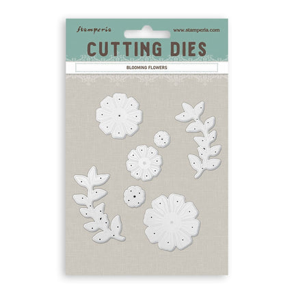 Cutting dies for paper crafting A6 - Blooming flowers