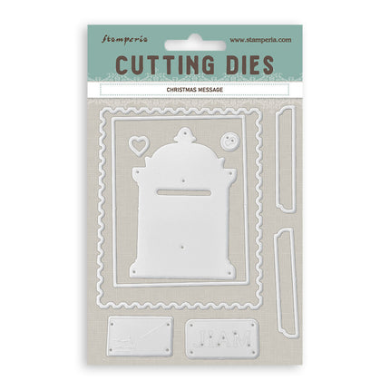 Cutting Dies for paper crafting A6 - Christmas message