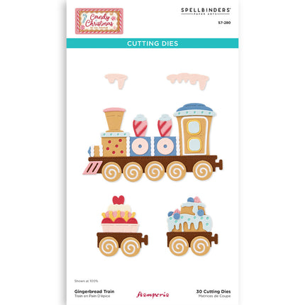 Cutting Dies Gingerbread Train