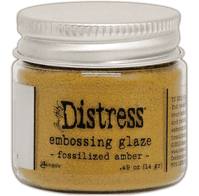 Ranger • Distress embossing glaze Fossilized amber