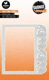 SL Cutting Die Floral card Grunge collection nr.501