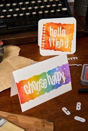 Thinlits Die by Tim Holtz Vault Edges (31pcs)