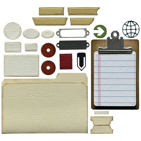 Thinlits Die by Tim Holtz Vault Noteworthy (24pcs)