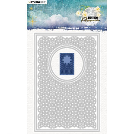 Studio Light • Moon flower collection cutting die Cardshape rectangle