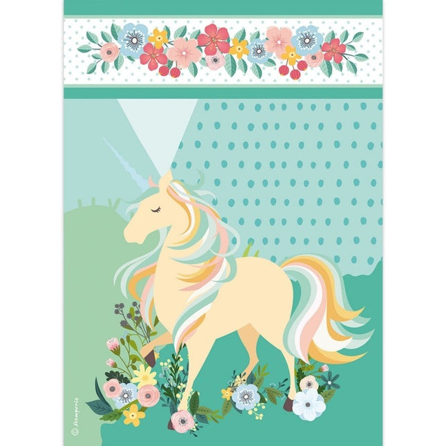 A4 Rice paper packed Unicorn