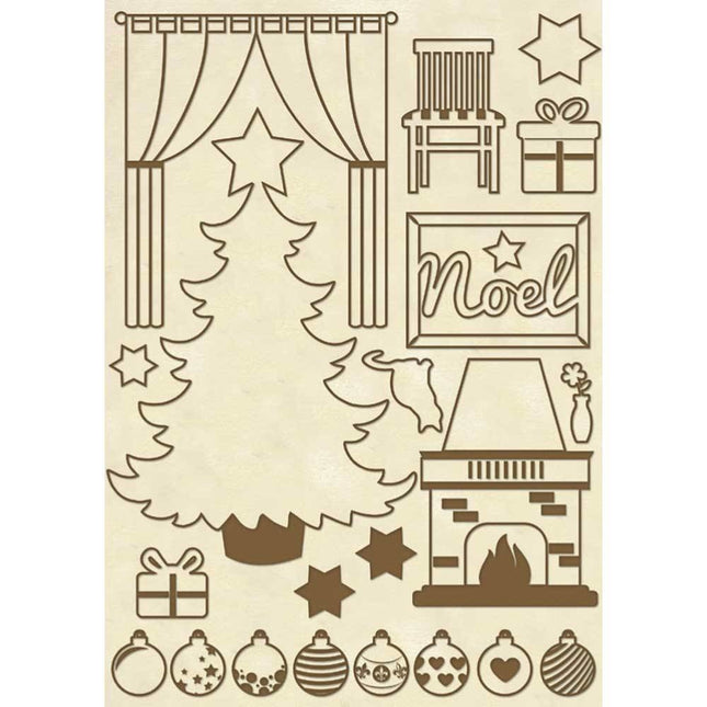 Wooden frames A5 size - Christmas home