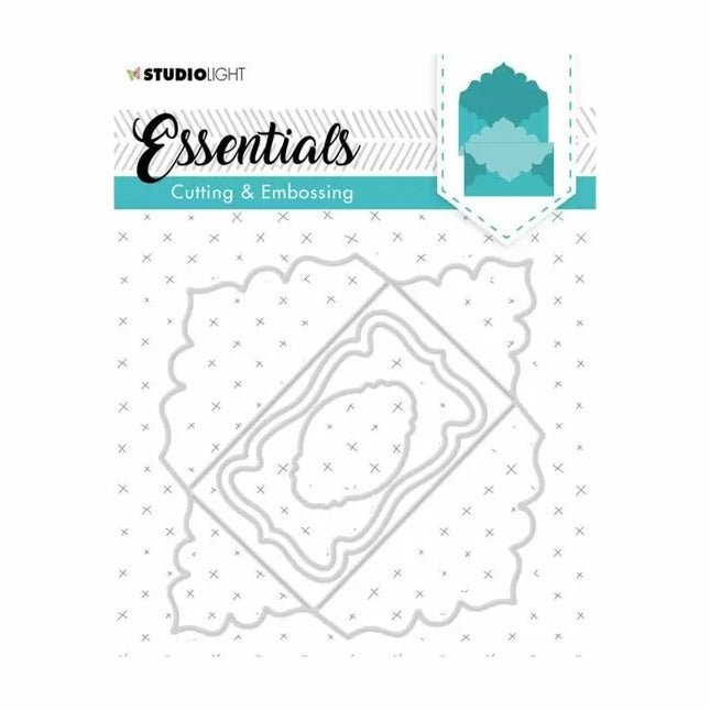 Studio Light • Essential cutting & embossing die Envelope 128x128mm nr.319