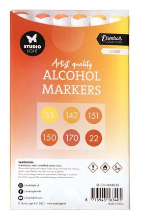 Alcohol Markers Sunset (SL-CO-MARK38)