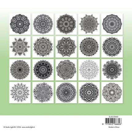 Coloring Pages 8x8 Inch Mandala (SL-ES-CP460)