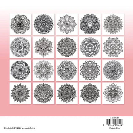 Coloring Pages 8x8 Inch Mandala (SL-ES-CP459)
