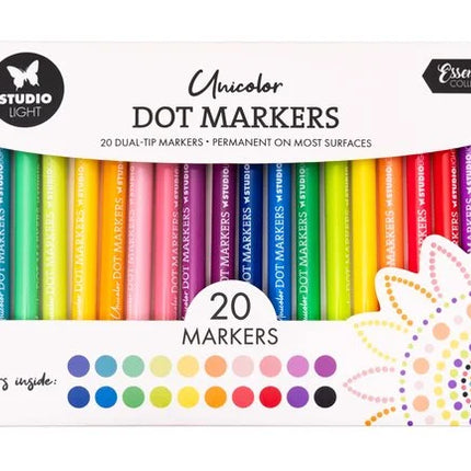Dot Markers Unicolor (20pcs) (SL-CO-MARK63)