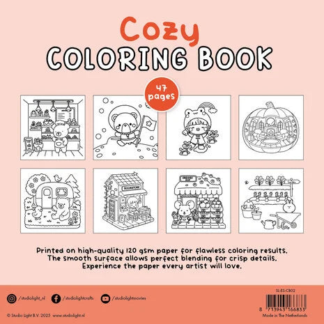 Essentials Coloring Book Cozy (SL-ES-CB02)