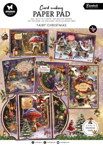 SL Card Making Pad Fairy Christmas Essentials No. 19