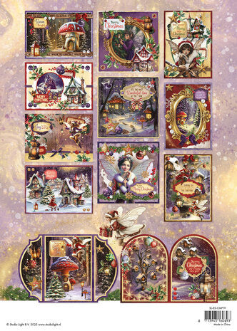 SL Card Making Pad Fairy Christmas Essentials No. 19