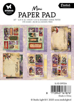 SL Mini Paper Pad Fairy Christmas Essentials No. 324