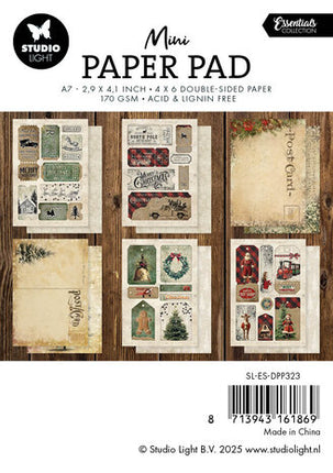 SL Mini Paper Pad Happy Holidays Essentials No. 323