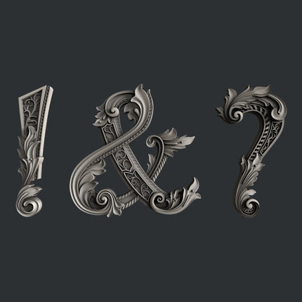 Zuri Mold - Fancy symbols