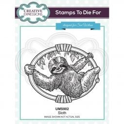 Creative Expressions • Pre cut stamp Luiaard