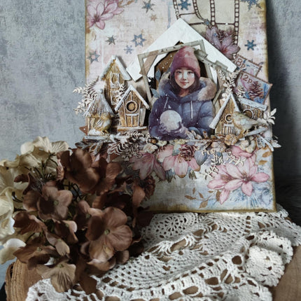 Mixed media Kit DewDrops with Anja VanderForm