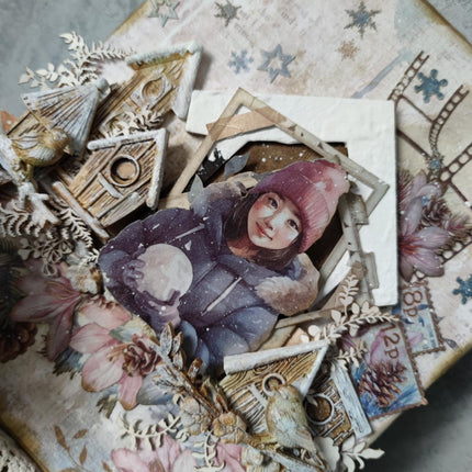 Mixed media Kit DewDrops with Anja VanderForm