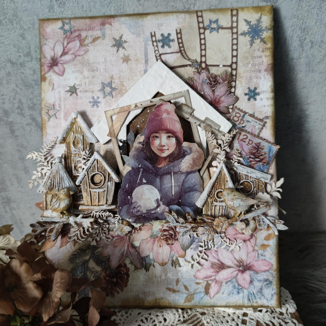Mixed media Kit DewDrops with Anja VanderForm