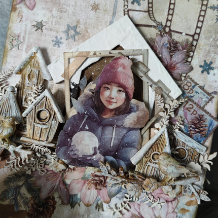 Mixed media Kit DewDrops with Anja VanderForm