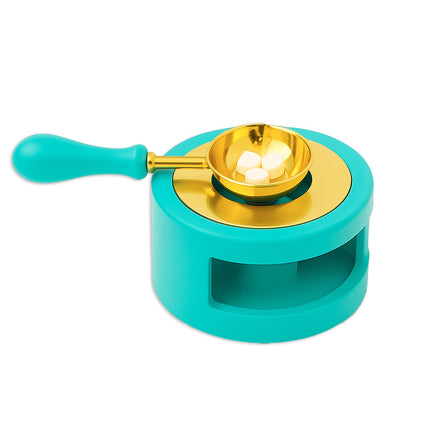 Turquoise burner for wax