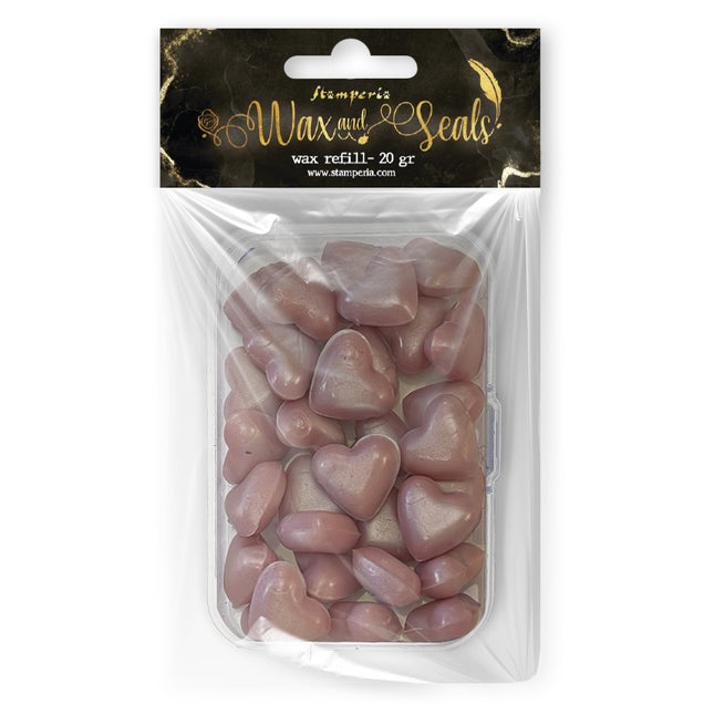 Wax Refill 20 gr Heart Shape - Pearl Pink