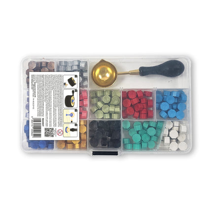 Wax set 12 colors wax 5 g and spoon