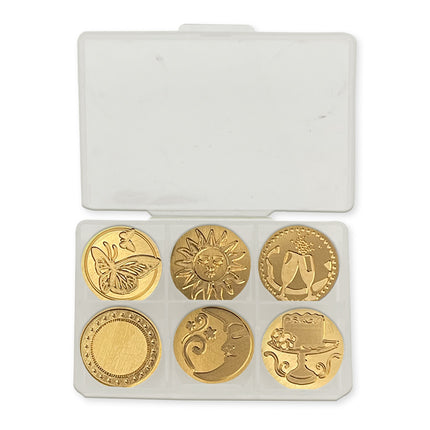 Celebration Set 6 seals diameter 2.5 cm
