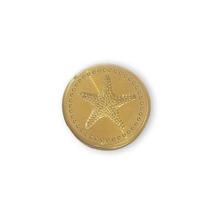 Set of 6 seals, diameter 2.5 cm - Sea