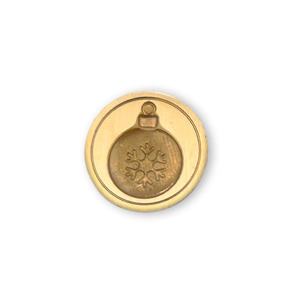 Set 6 pcs seals diam cm 2 - Candy Christmas