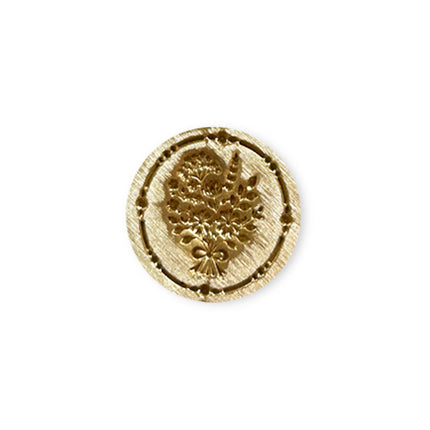 Set 6 Decorative seals design for Art and Craft diam cm2,5 Flowers and Poems